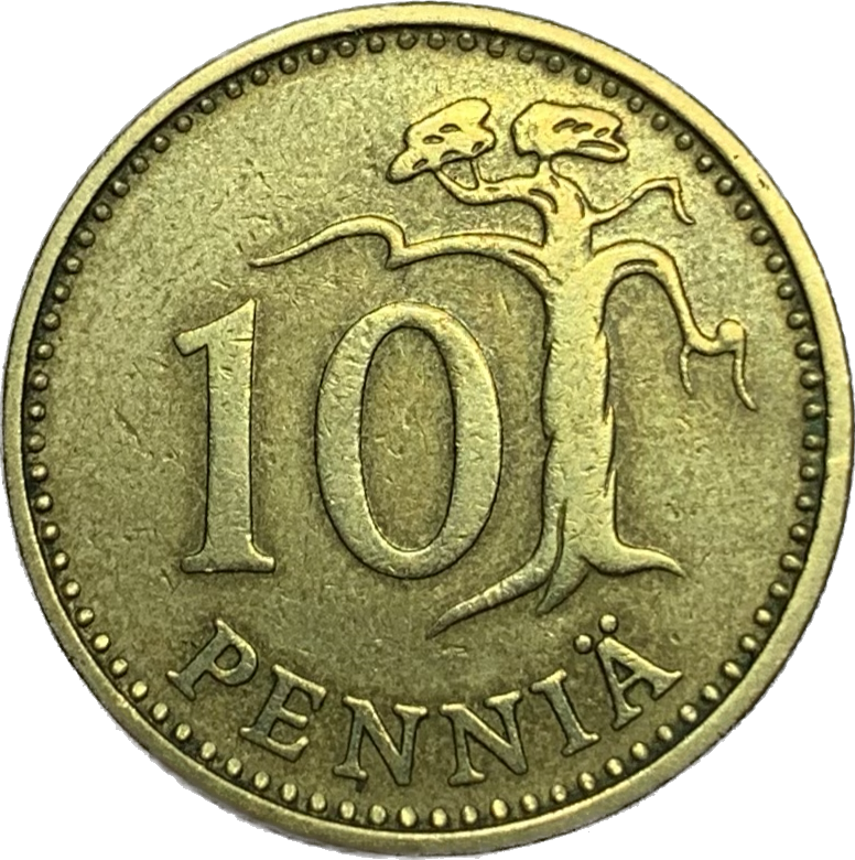 Predám 10 penniä 1964 Fínsko