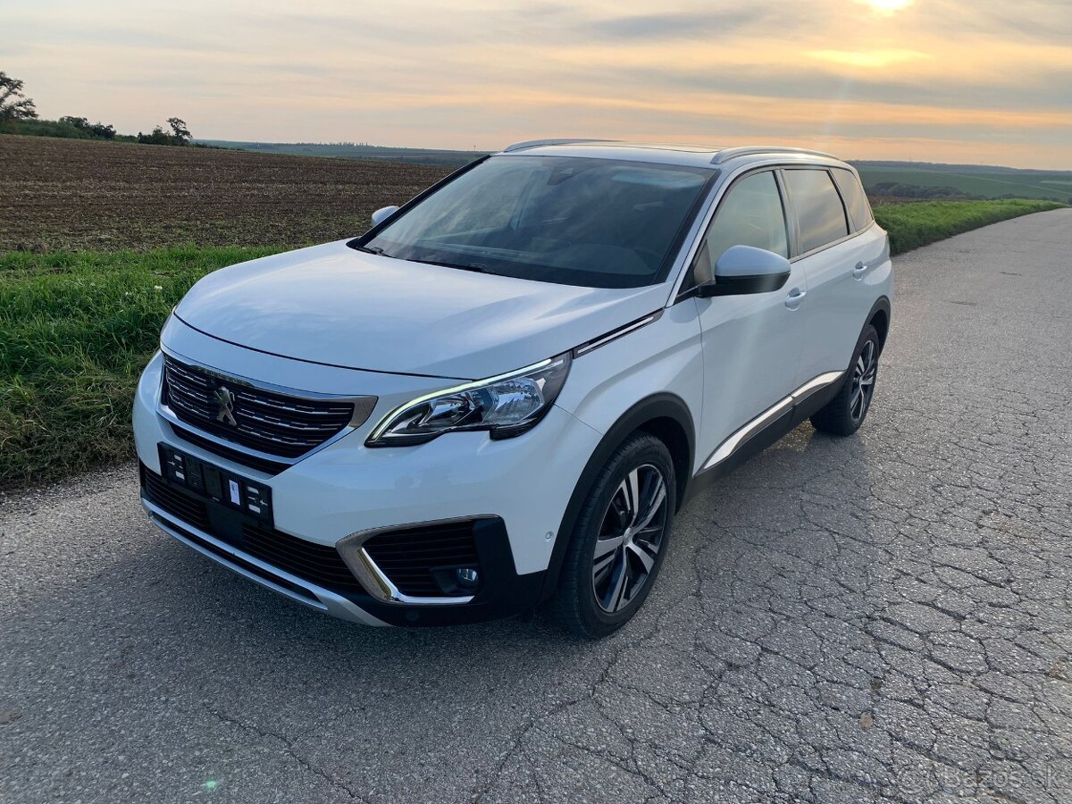 Peugeot 5008 1.5 BlueHDi, 96 kW, r. v. 2017, 7-miestne