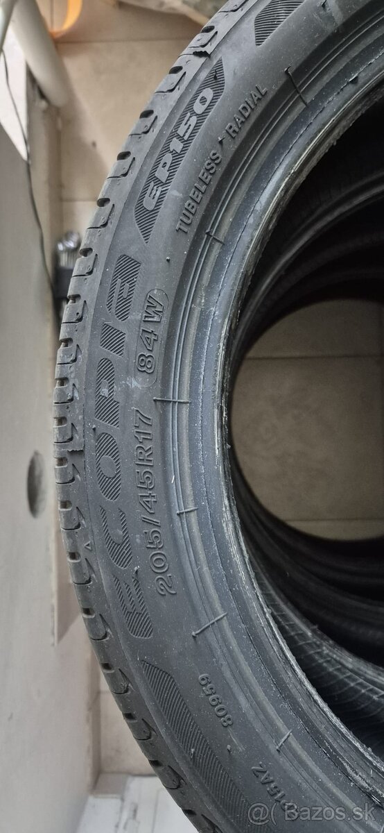 nove letne bridgestone ecopia ep150 205/45 r17 84w