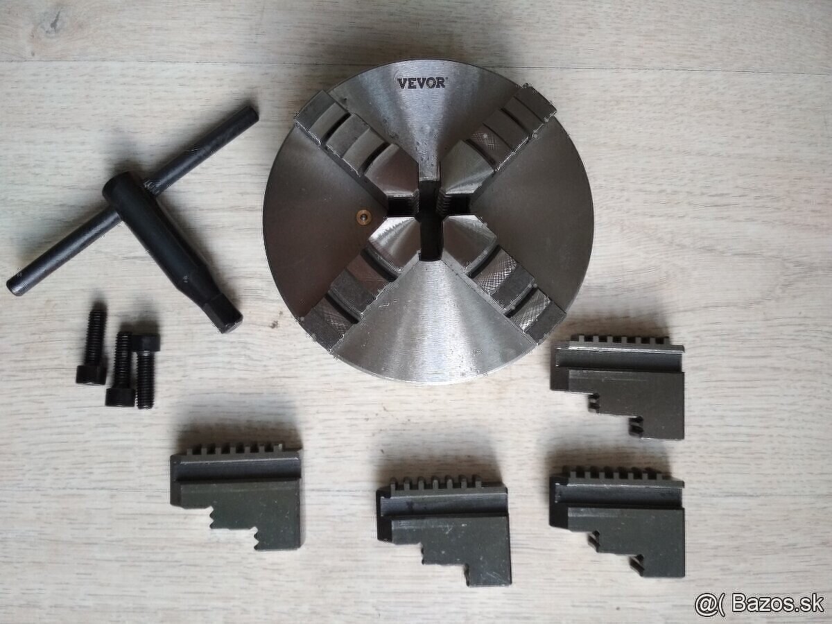 Univerzalne skľučovadlo 4-čeľusťové 125mm Samostrediace