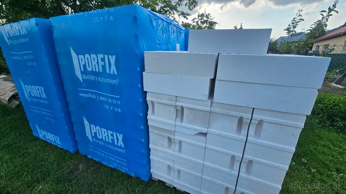 Porfix 250 pkd s drážkou , 100 priečkovka