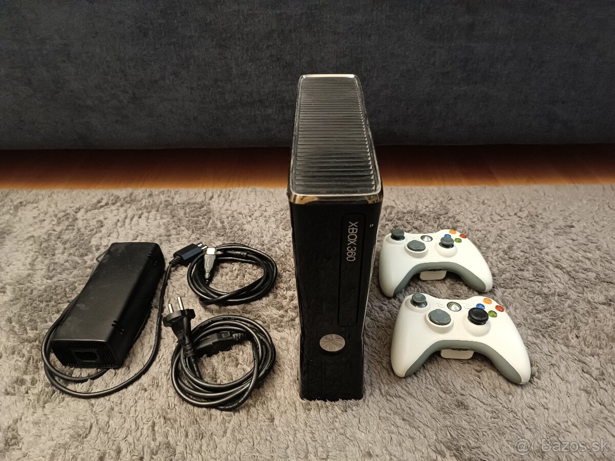 Xbox 360 RGH Aurora 1TB HDD + príslušenstvo a hry