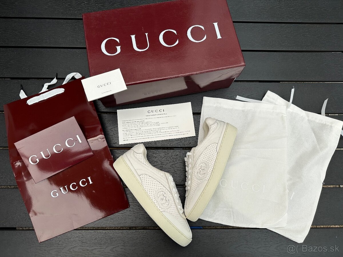 Gucci tenisky white komplet balenie
