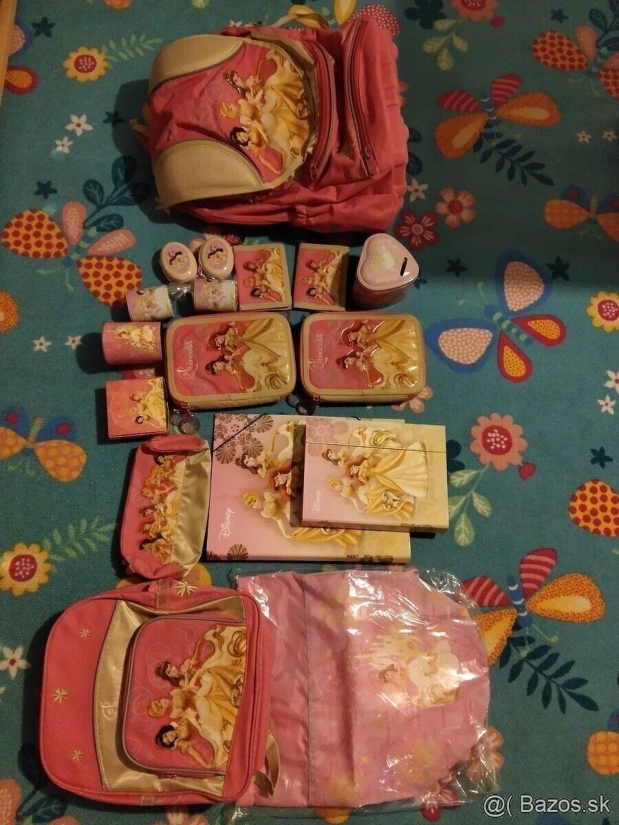 Školské potreby - kolekcia disney princezné