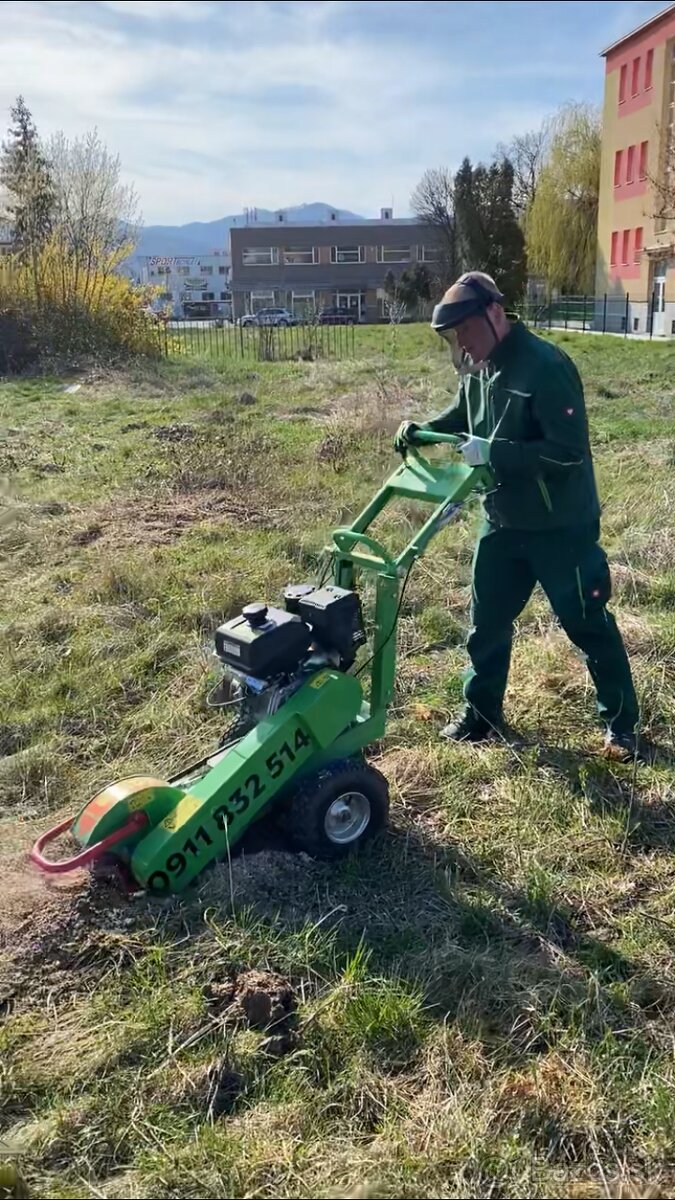Likvidácia pňov frézovaním - frézovanie pňov