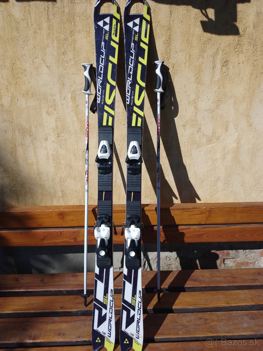 Lyže Fischer sl world cup  race code145cm