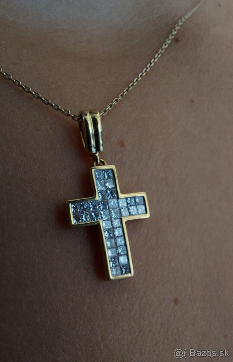 Luxusný diamantovy prívesok z 18k zlata
