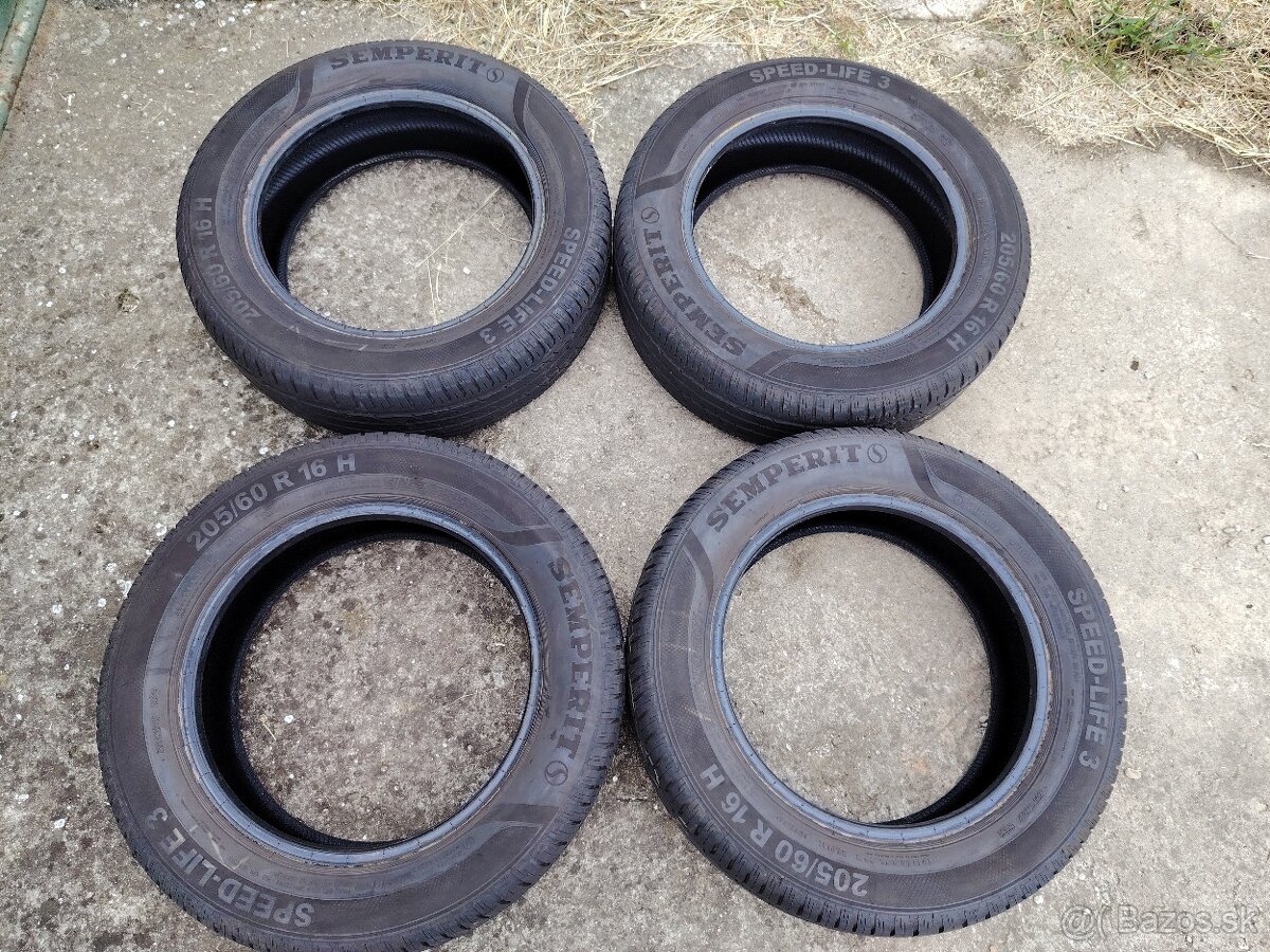 Letné pneumatiky Semperit 205/60 R16 Dot 3323