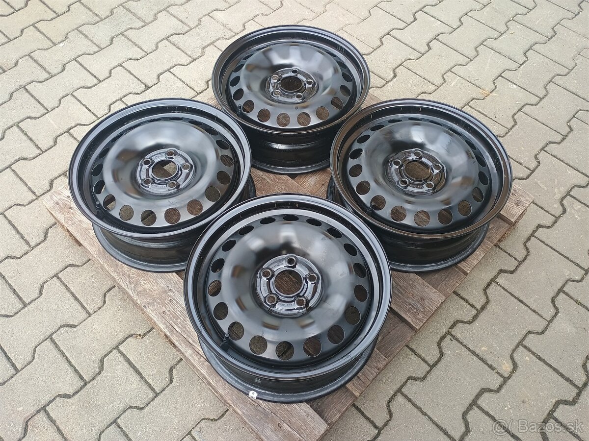 Orig. plechové disky VW, Škoda, Seat, Audi R15 5x100 ET40