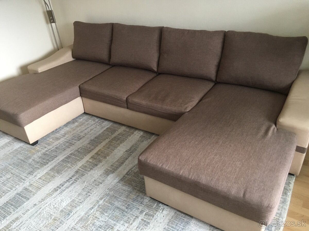 Sedacia súprava tvar U