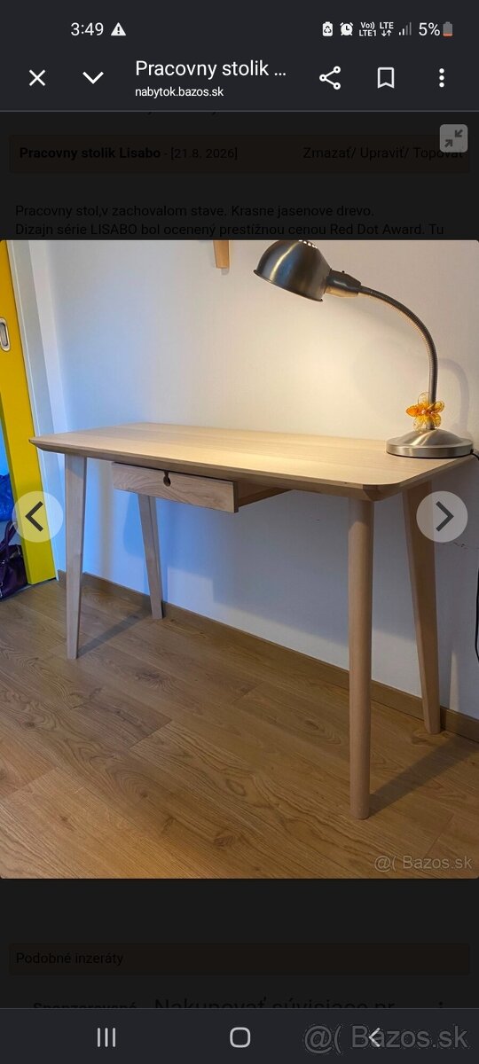 Stol ikea Lisabo