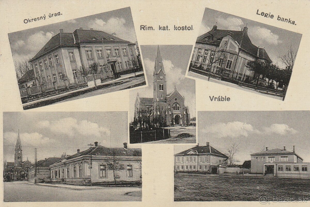 Predám delenú pohľadnicu Vráble