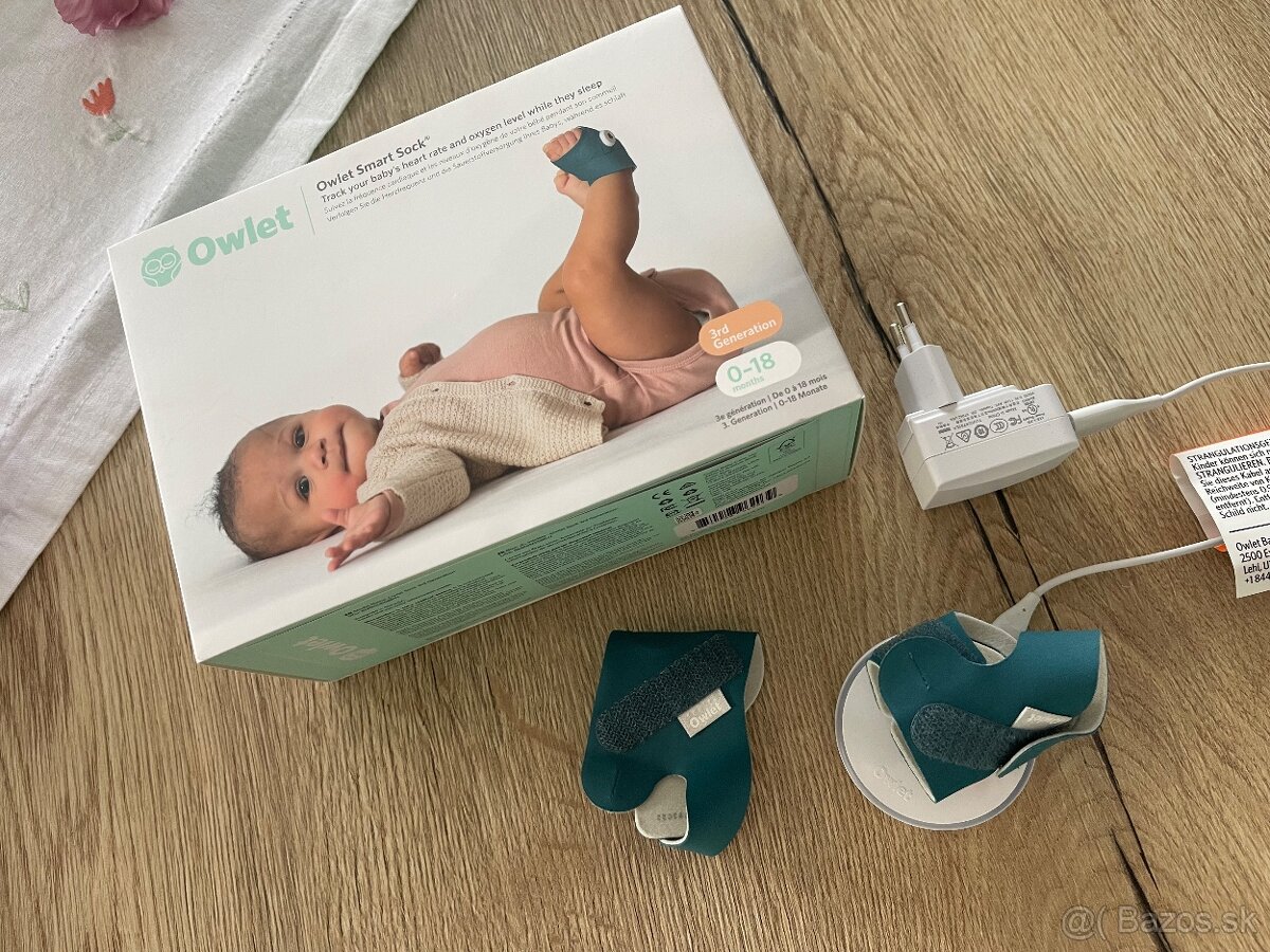 Inteligentný monitor Owlet smart sock 3