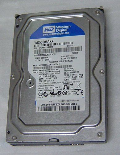HDD 500GB, 3.5'' WD