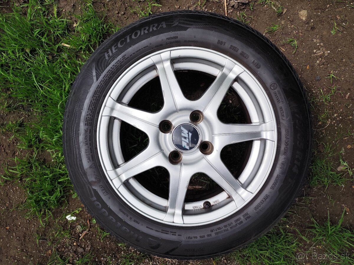 Predám Elektróny R14 roztoč 4x100 stredová diera je 60,1