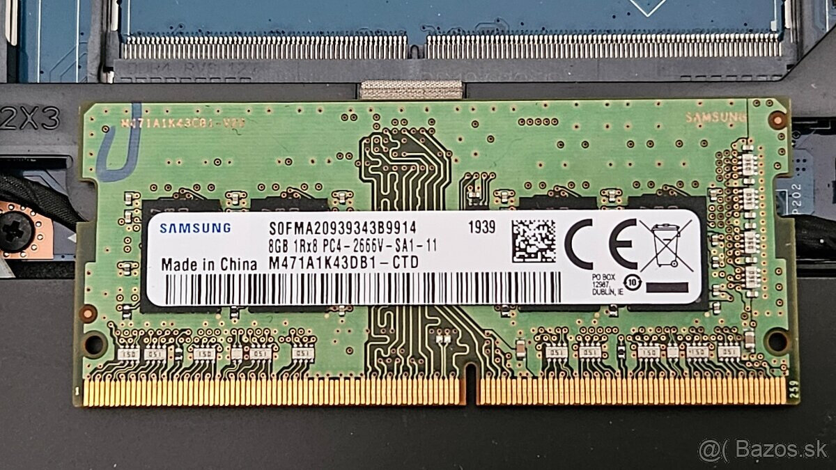 Pamäte do notebooku SODIMM DDR4 8 GB