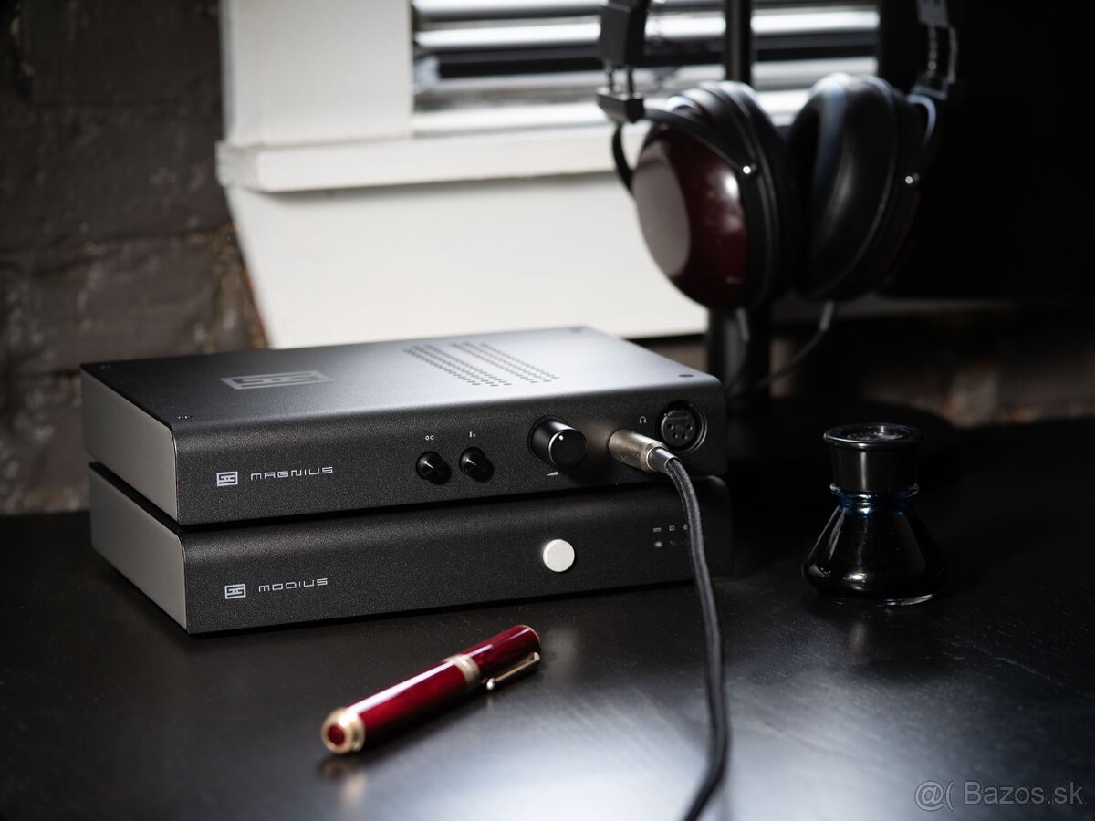 Sluchátkový zosilňovač a prevodník Schiit Magnius + Modius