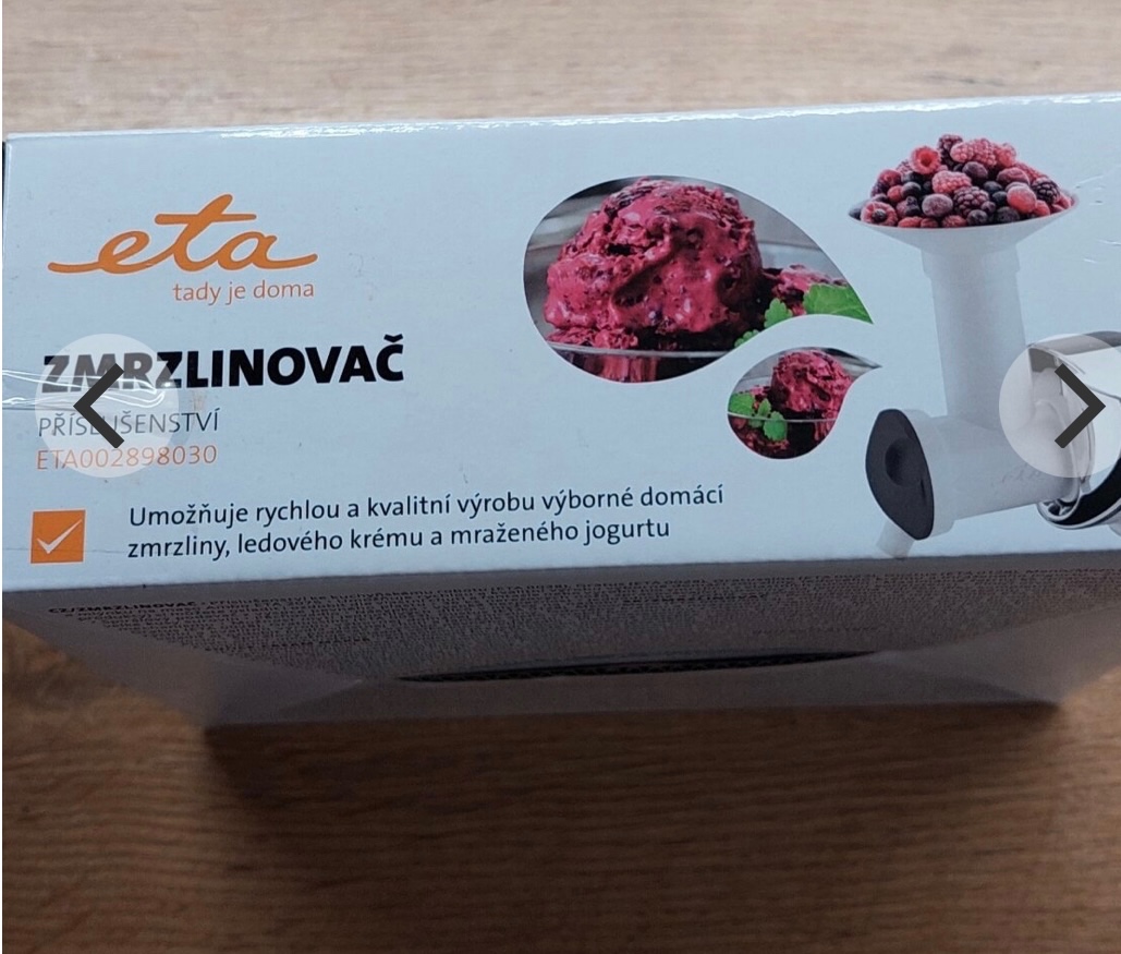 Zmrzlinovač ETA