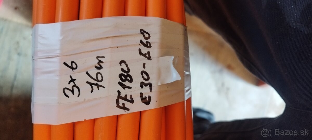 Protipožiarny kábel 3x6 FE180/E30-E60 76m