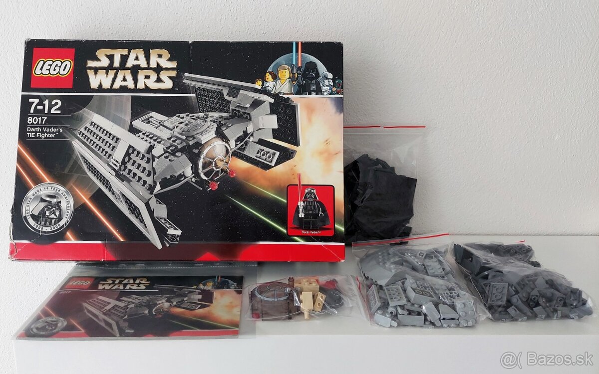 Predám LEGO Star Wars 8017 -Darth Vader's TIE Fighter (2009
