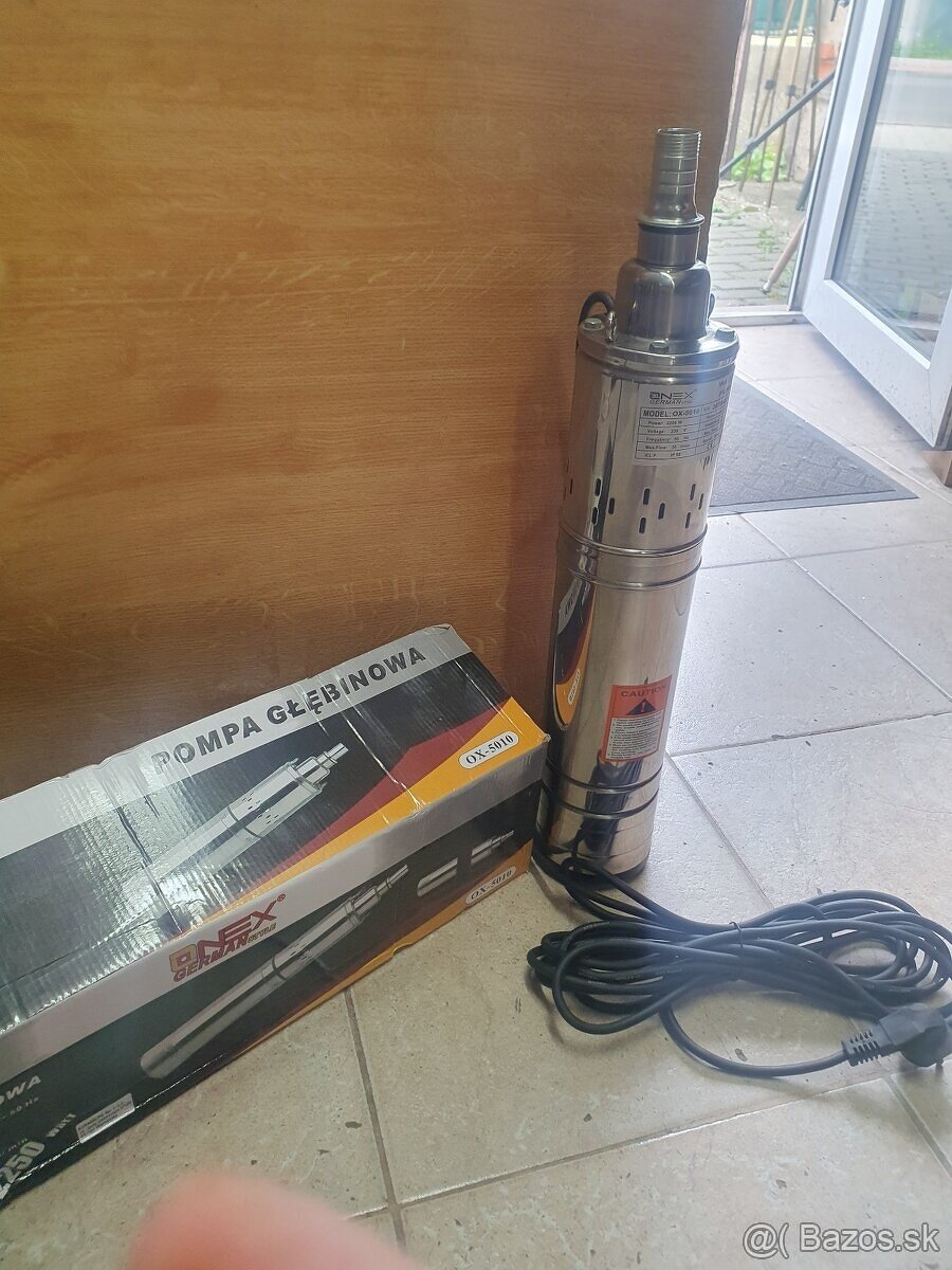 Predam nove hlbinne cerpadlo ONEX,2250 watt