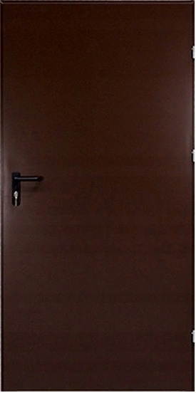 Vonkajšie technické dvere bronz 80 pravé
