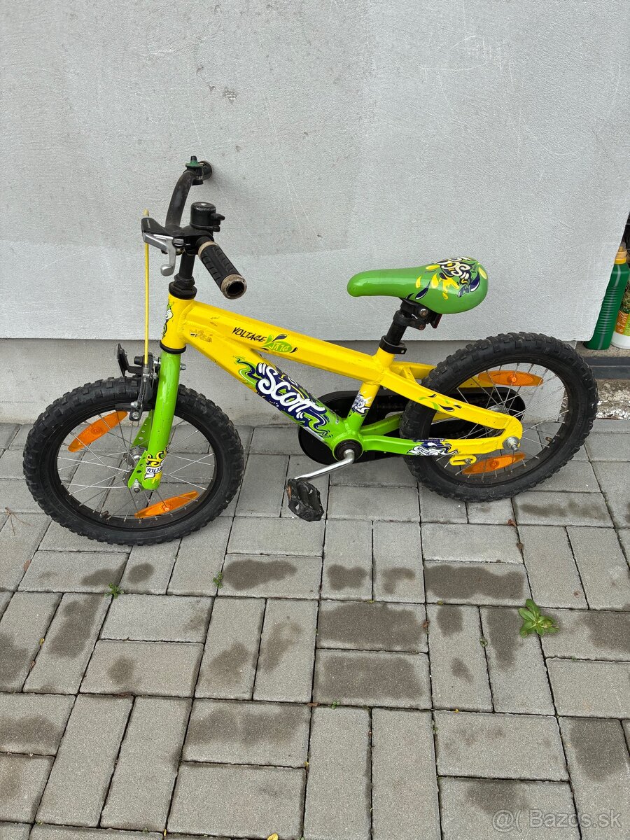 Detsky bycikel 16 Scott voltage