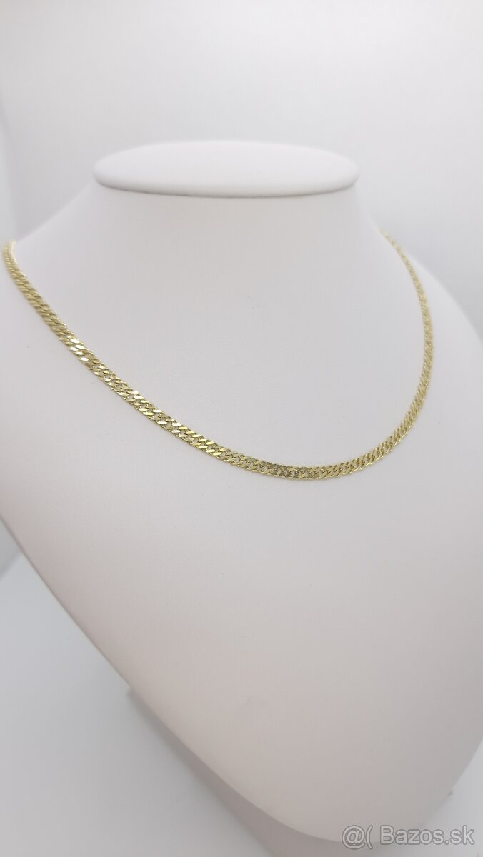Zlata kvalitná retiazka - plná