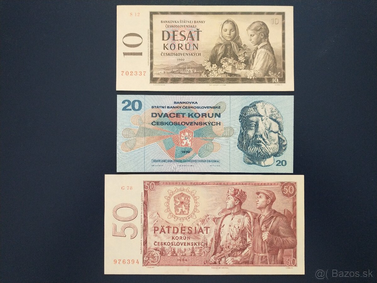 bankovky ČSSR