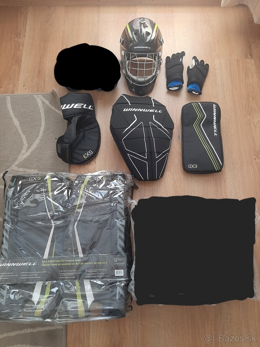 Detska brankarska vystroj na hokej a hokejbal
