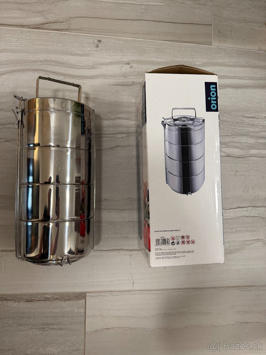 Nerezový obedár Orion termo 4x0,9