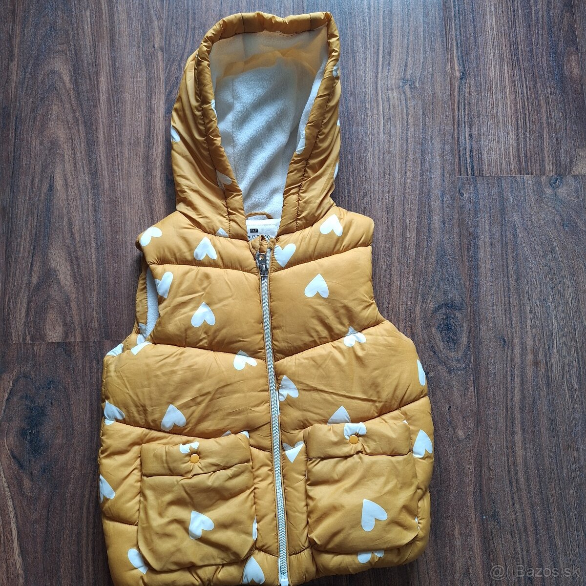 Dievčenská teplá vesta F&F, 6-7r.