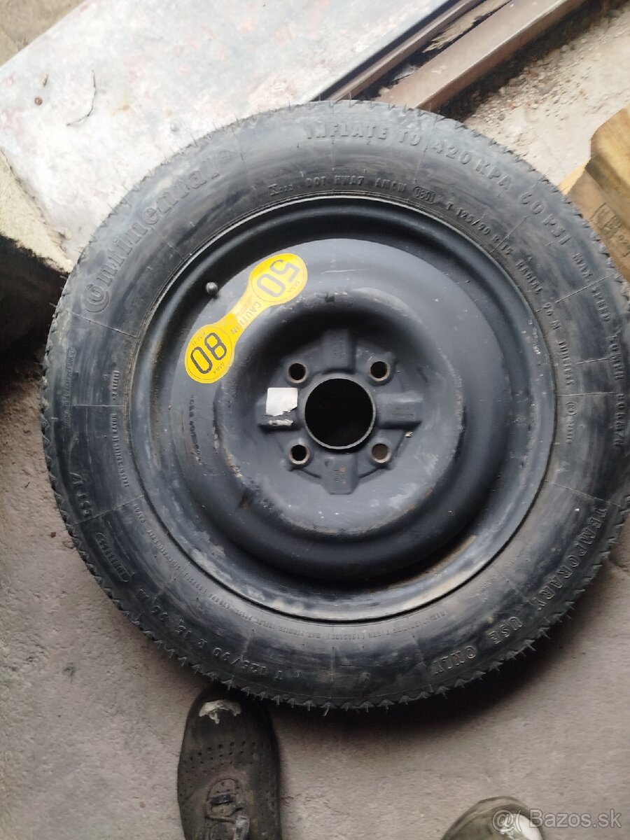 Predám dojazdove koleso 4x114,3