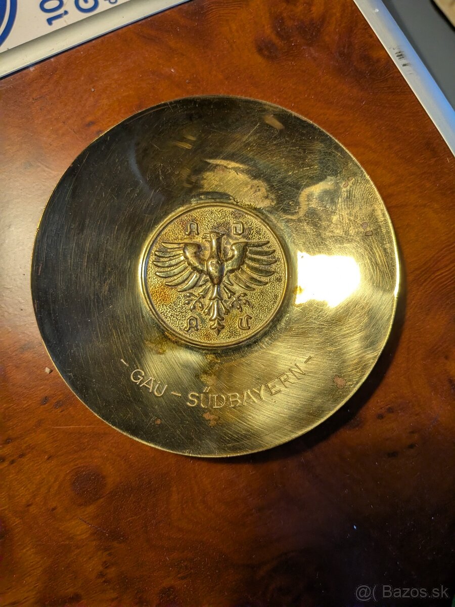 Zberateľská plaketa / mosadz