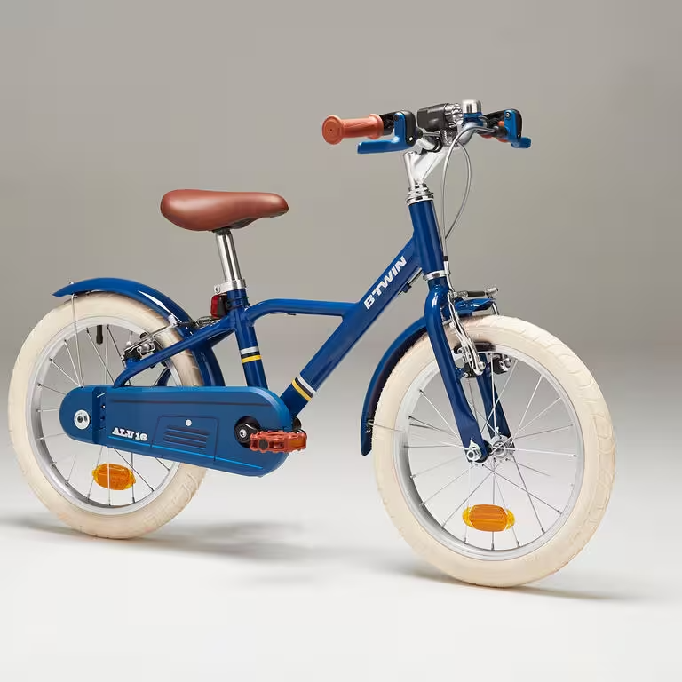 detský hliníkový bicykel 900 city modrý