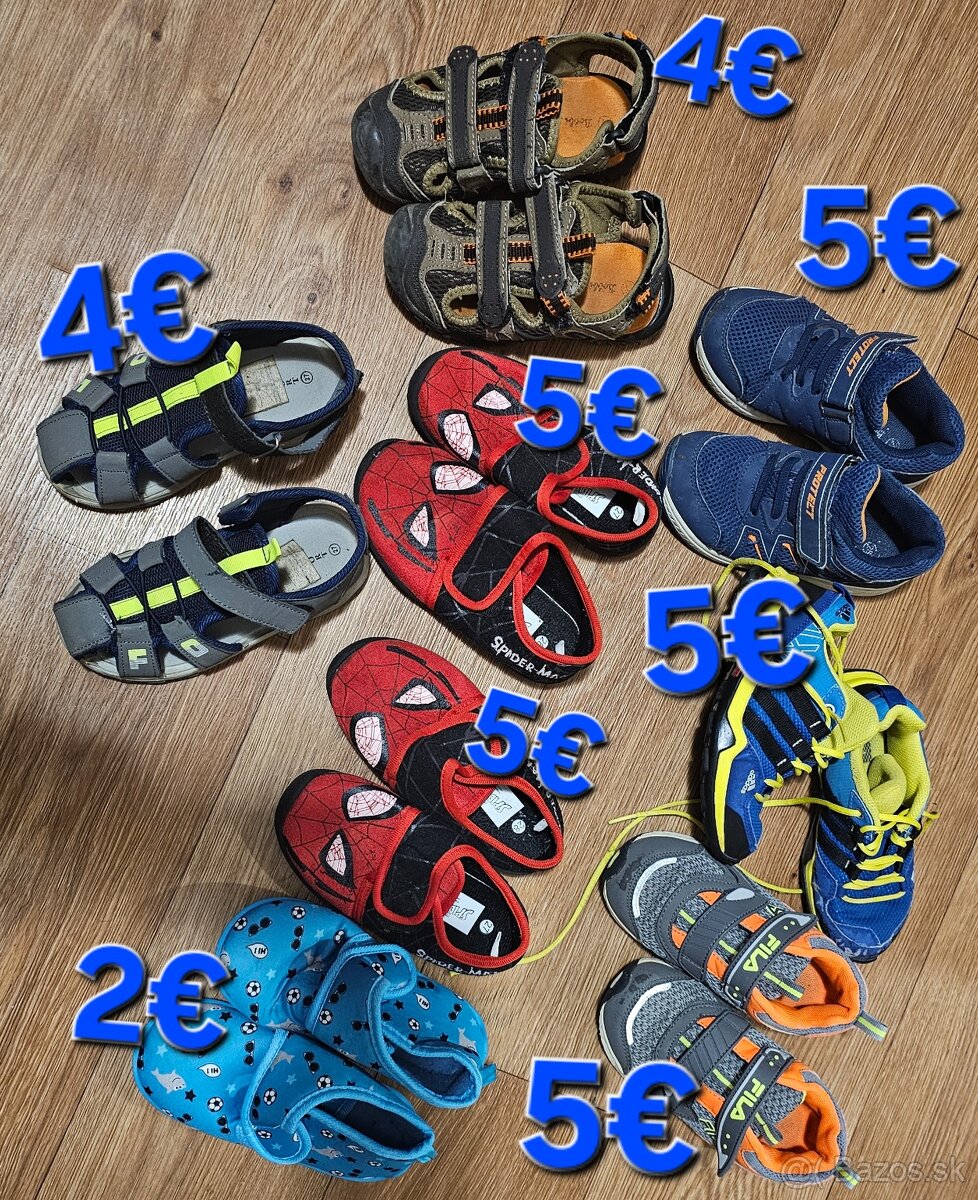 Chlapčenská obuv za lacno č27-28