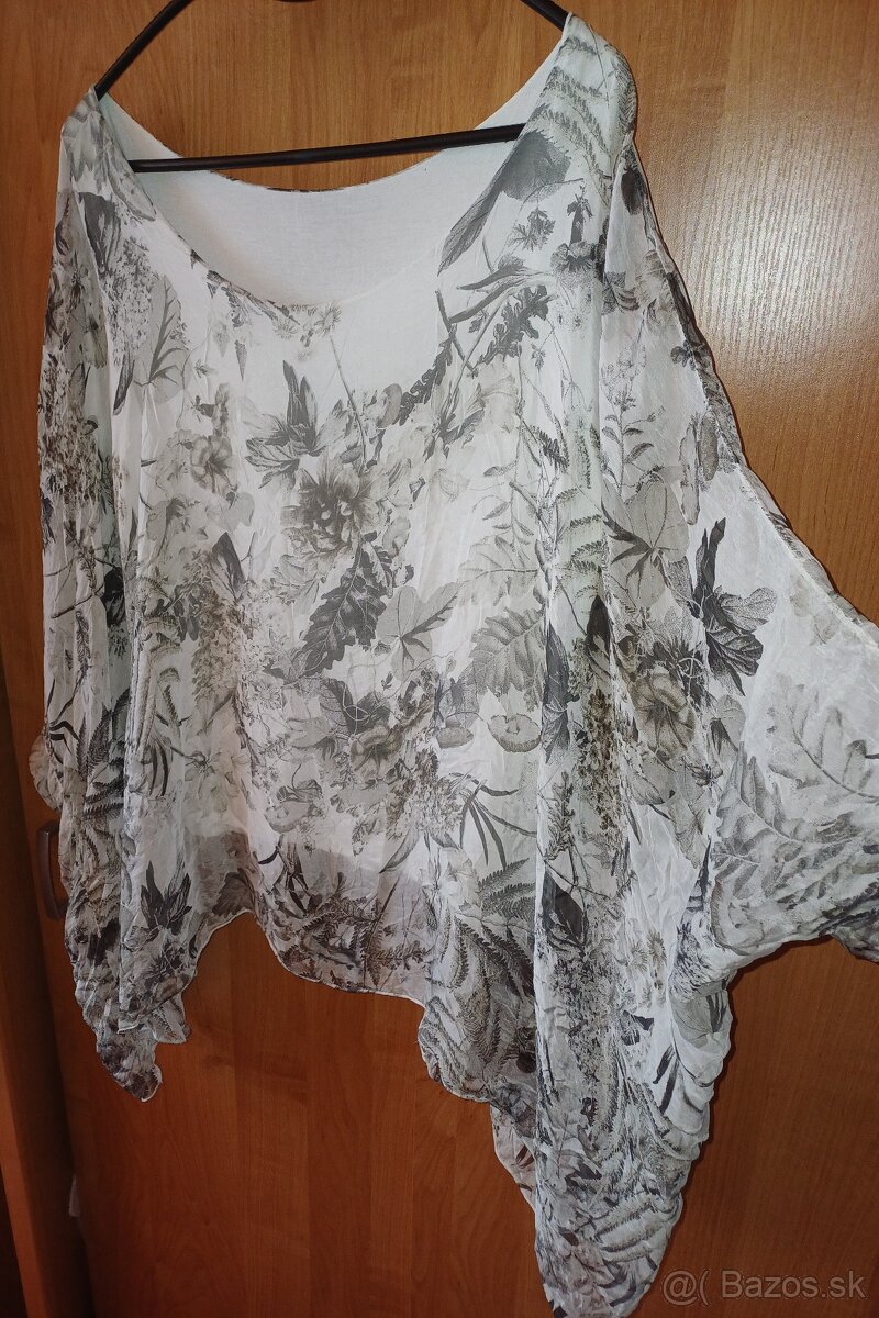 Tunika so spodným topom pre moletky xxxl