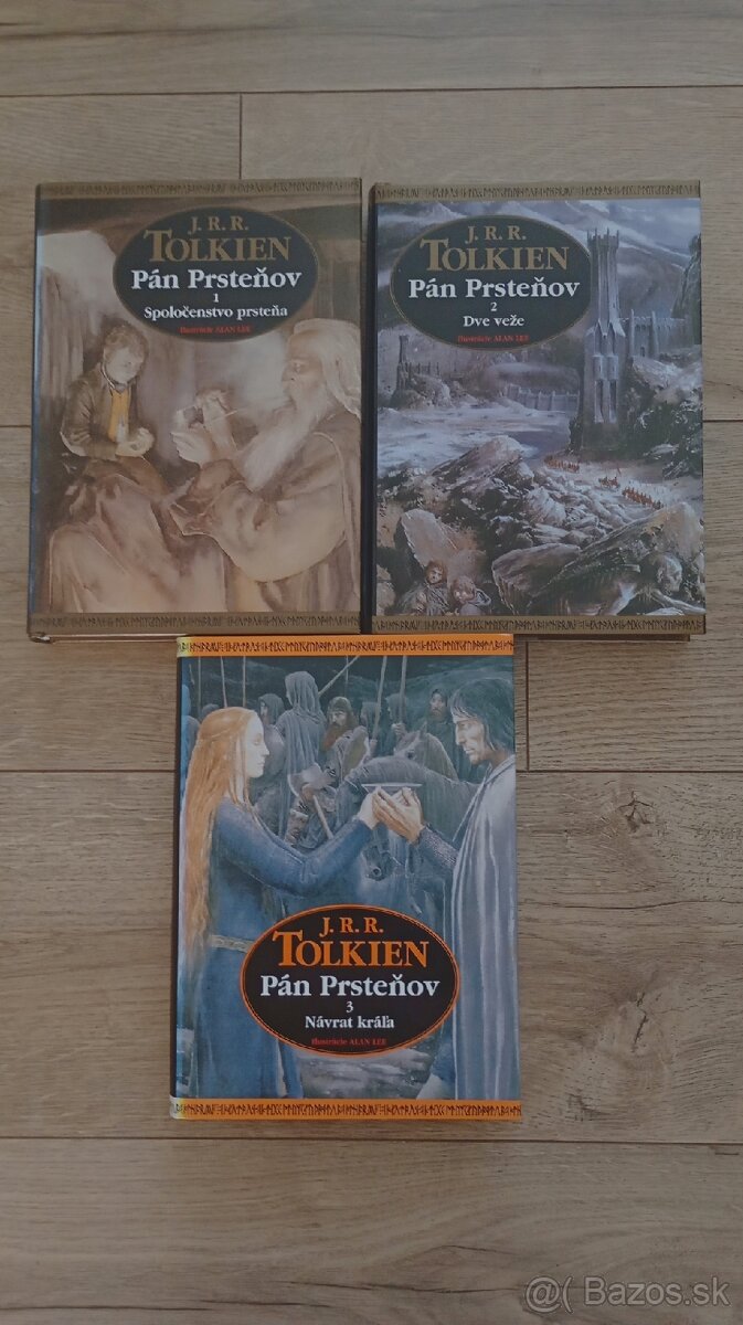 Knihy Pán Prsteňov 1,2,3.