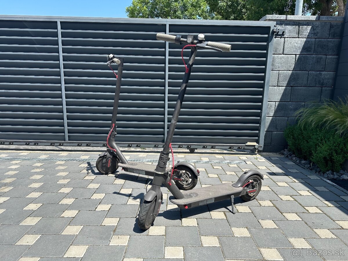 Predám 2ks elektrických kolobežiek Xiaomi