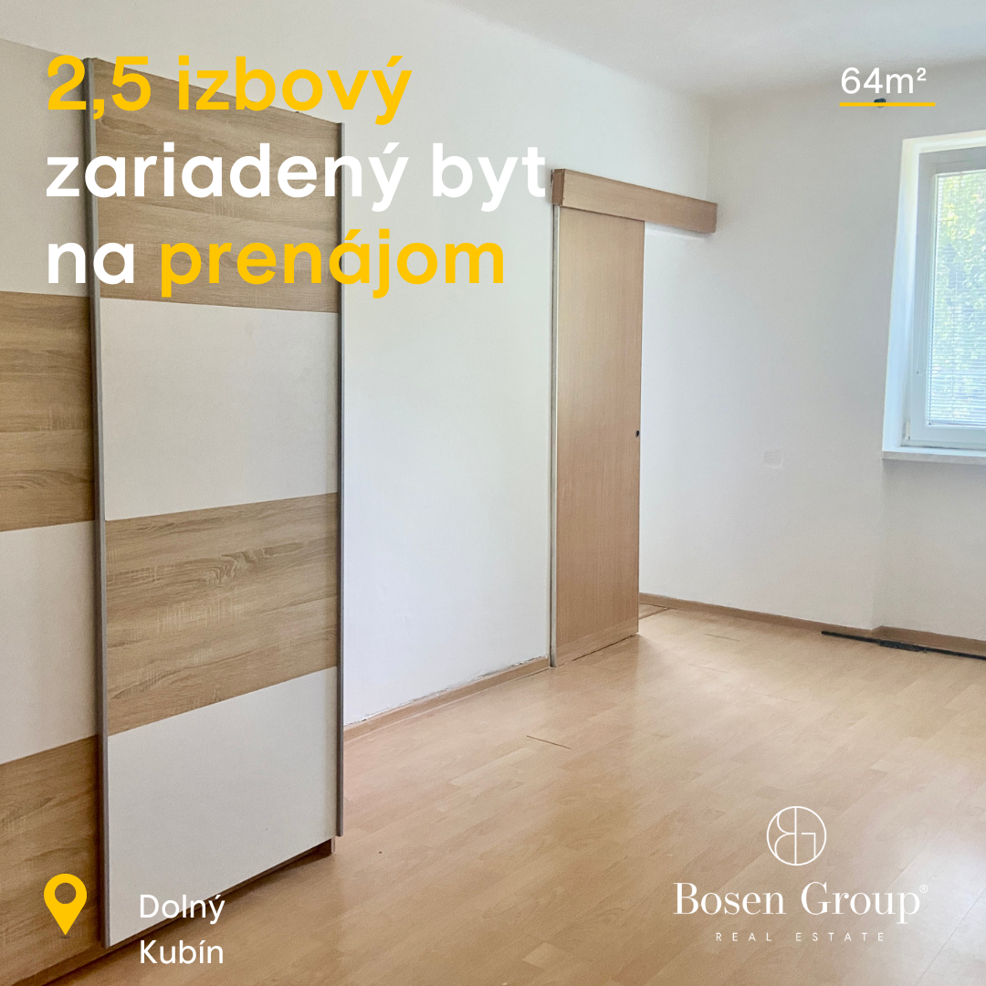 BOSEN | Zariadený 2,5-izbový byt na prenájom
