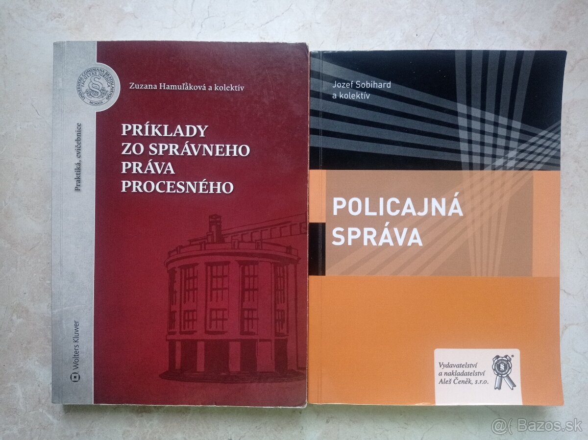 Policajná správa, príklady zo správneho práva procesného