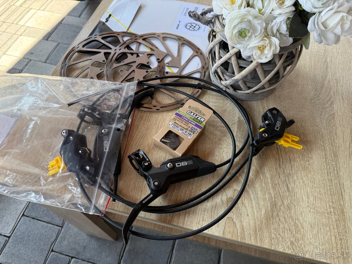 Sram DB8 + kotuče , 2mesiace stare 4-piesty
