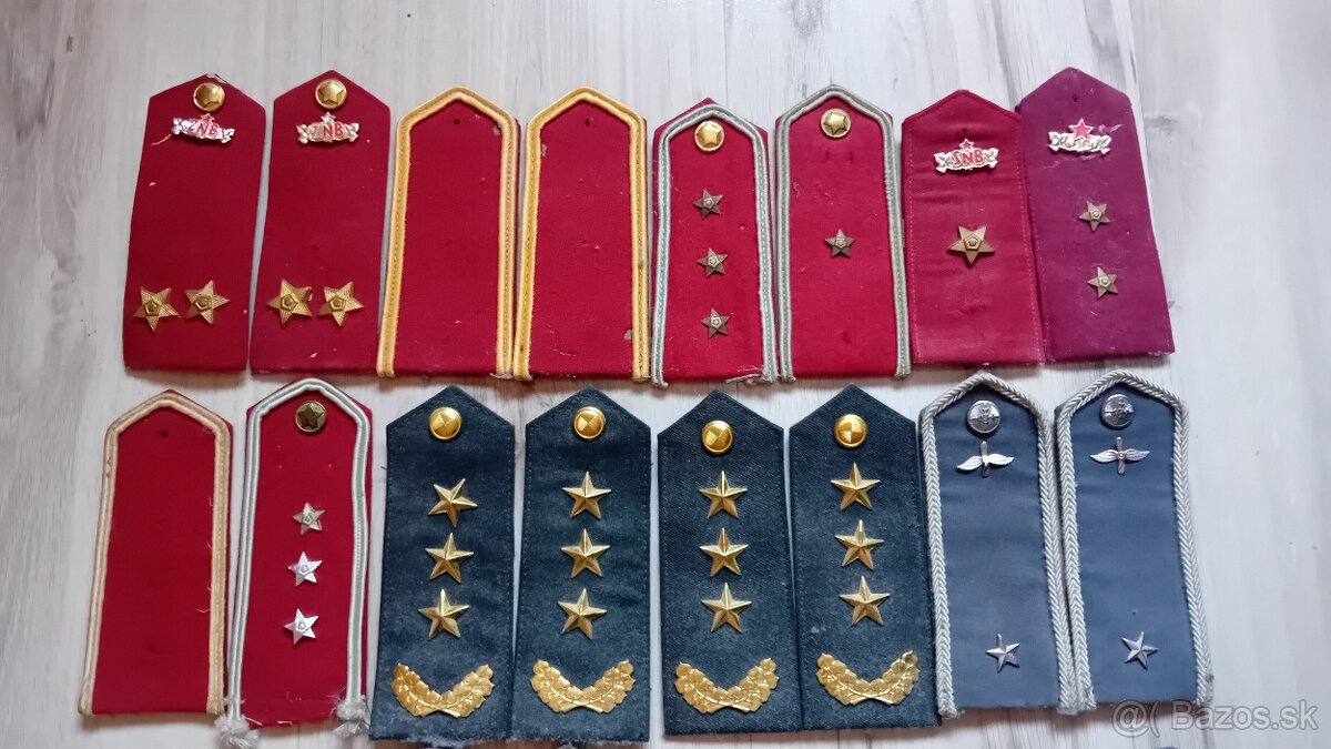 Generalske,policajne a vojenske vylozky