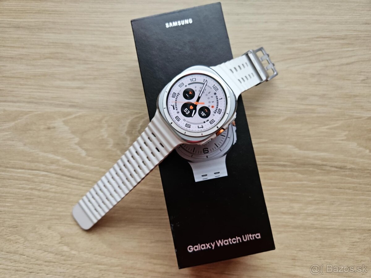 Samsung Galaxy Watch Ultra,titanium white,top stav,zaruka