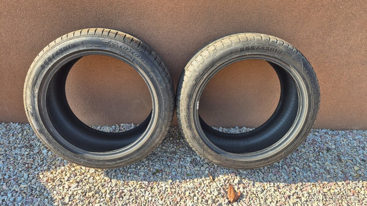 Predám letné pneumatiky 255/45 r19 Goodyear