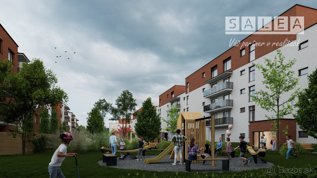 Projekt PARADAJS, Hlohovec 2izbový byt, výmera (51 m2), bal