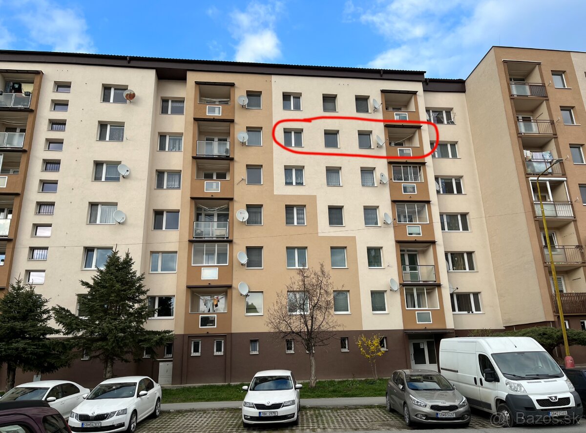 Prenájom 2-izbového bytu v centre Sabinova