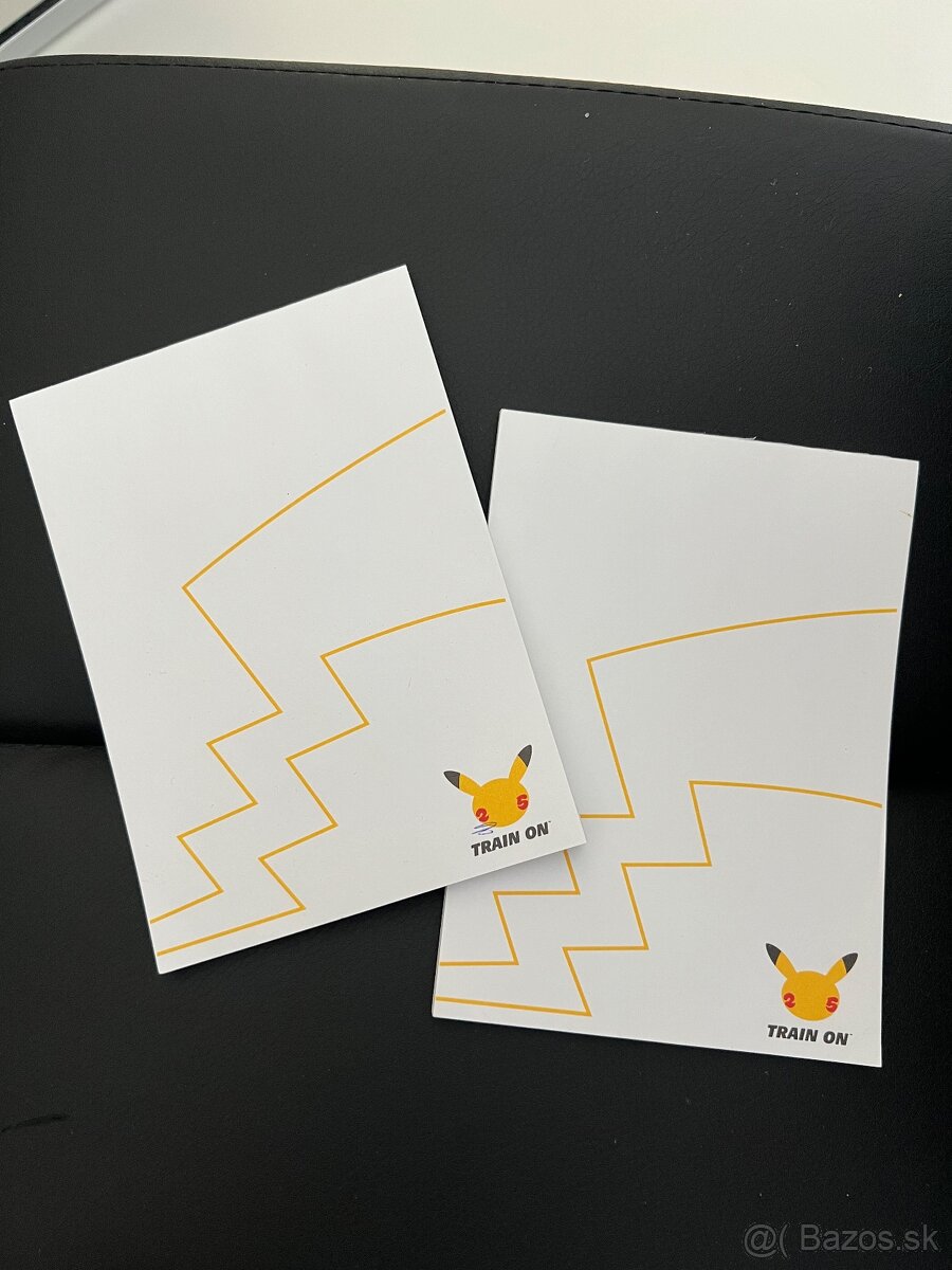 Pokemon Pikachu notes 2 kusy