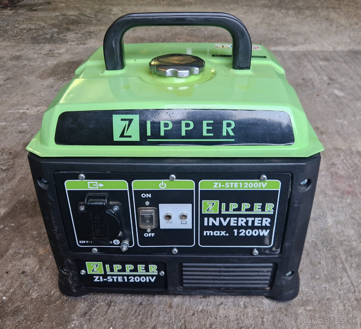 Predám Invertorový generátor Zipper ZL-STE1200IV