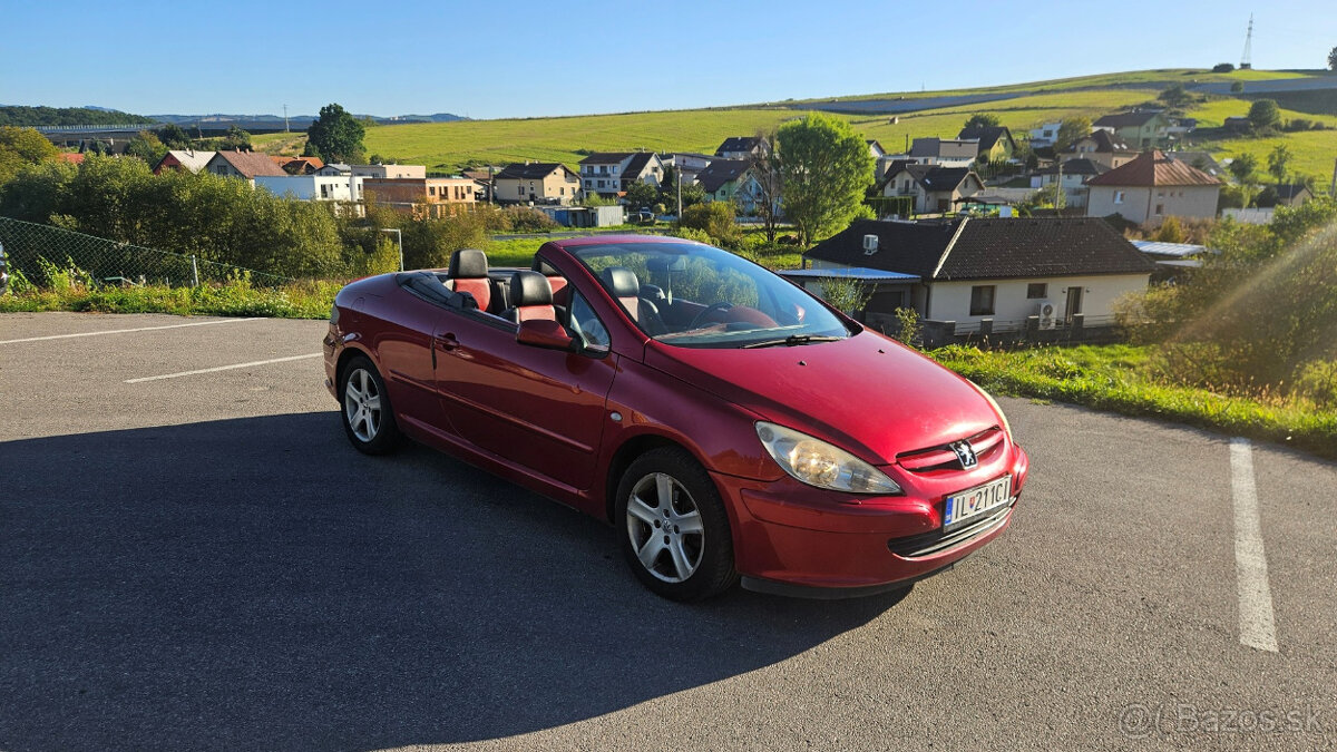 Kabriolet / Kabrio Peugeot 307cc - 2,0 benzín / LPG / Plyn
